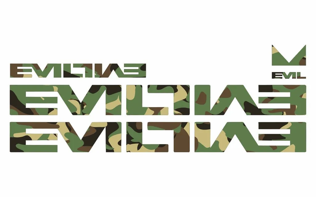 Bicycle Vinyl Frame Stickers – Compatible with EVIL Bike Frames – Camo