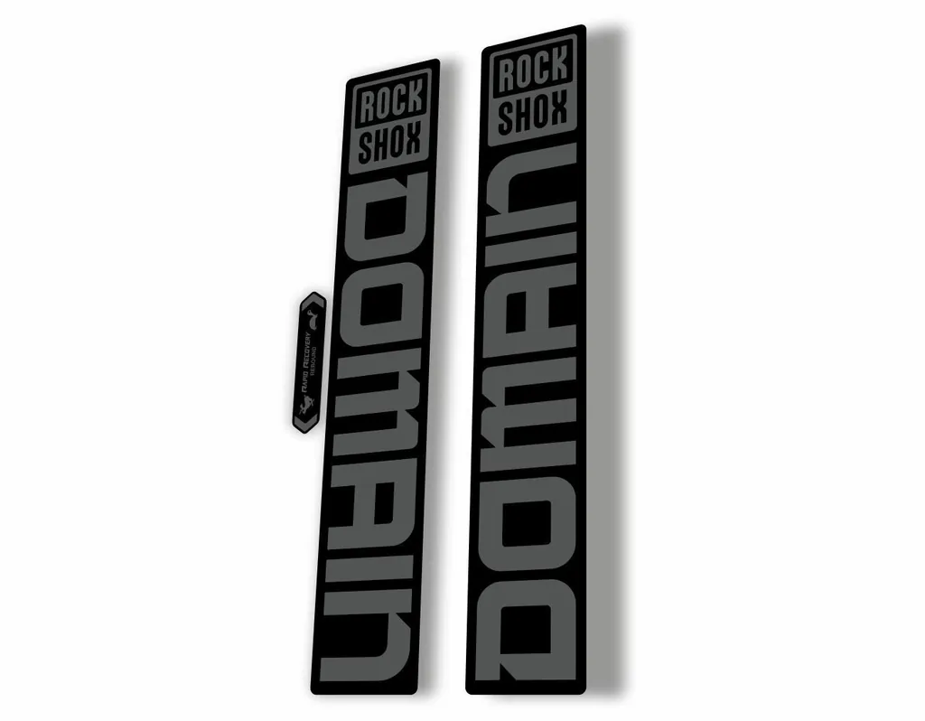 Rock Shox DOMAIN 2022 Mountain Bike Cycling Decal Sticker Adhesive Gray