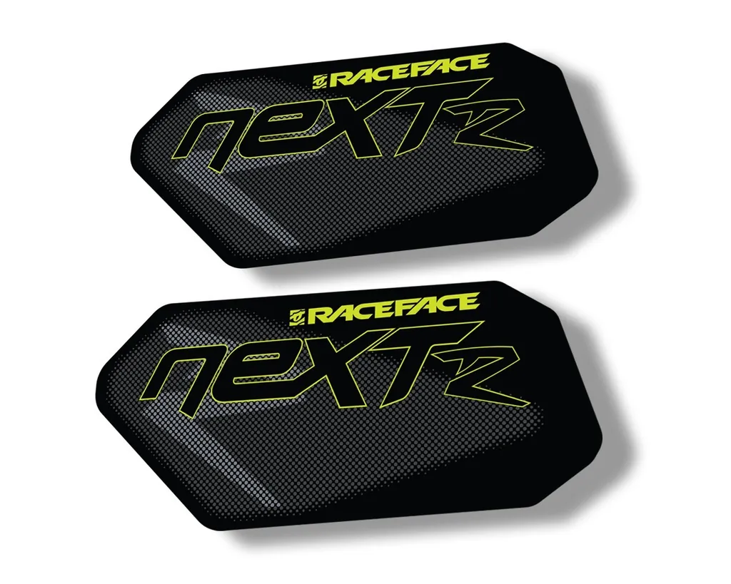 Race Face Next R Crank Decals Set Sticker Mountain Bike Adhesive Lime Green 2Pcs