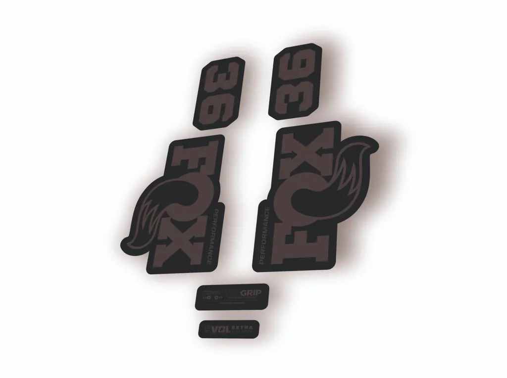 FOX 36 Performance 2026 Fork Factory Suspension Decal Sticker Adhesive Gray