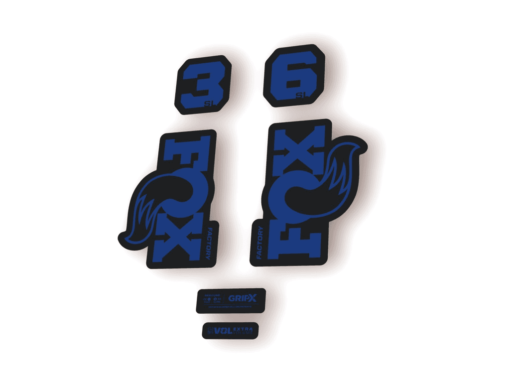 FOX 36 SL Factory 2026 Fork Decal Suspension Sticker Adhesive Dark Blue