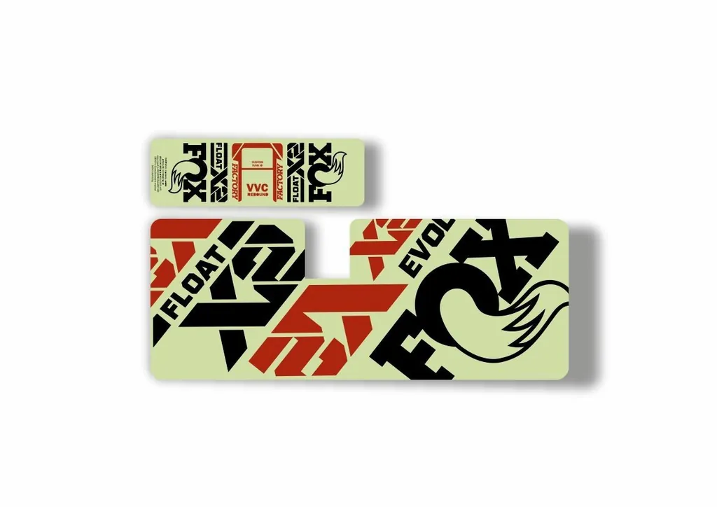 FOX Float X2 2021 MTB Rear Shock Suspension Sticker Adhesive Decal Kit Pistachio