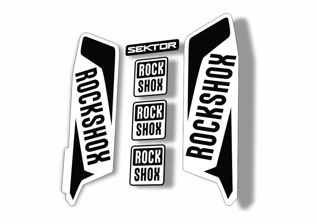 Rock Shox SEKTOR 2016 Fork Decal Mountain Bike Cycling Sticker Adhesive Black