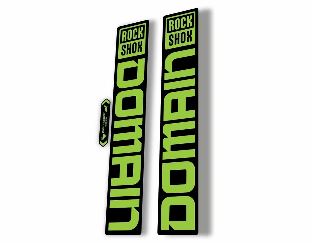 Rock Shox DOMAIN 2022 Mountain Bike Cycling Decal Sticker Adhesive Green