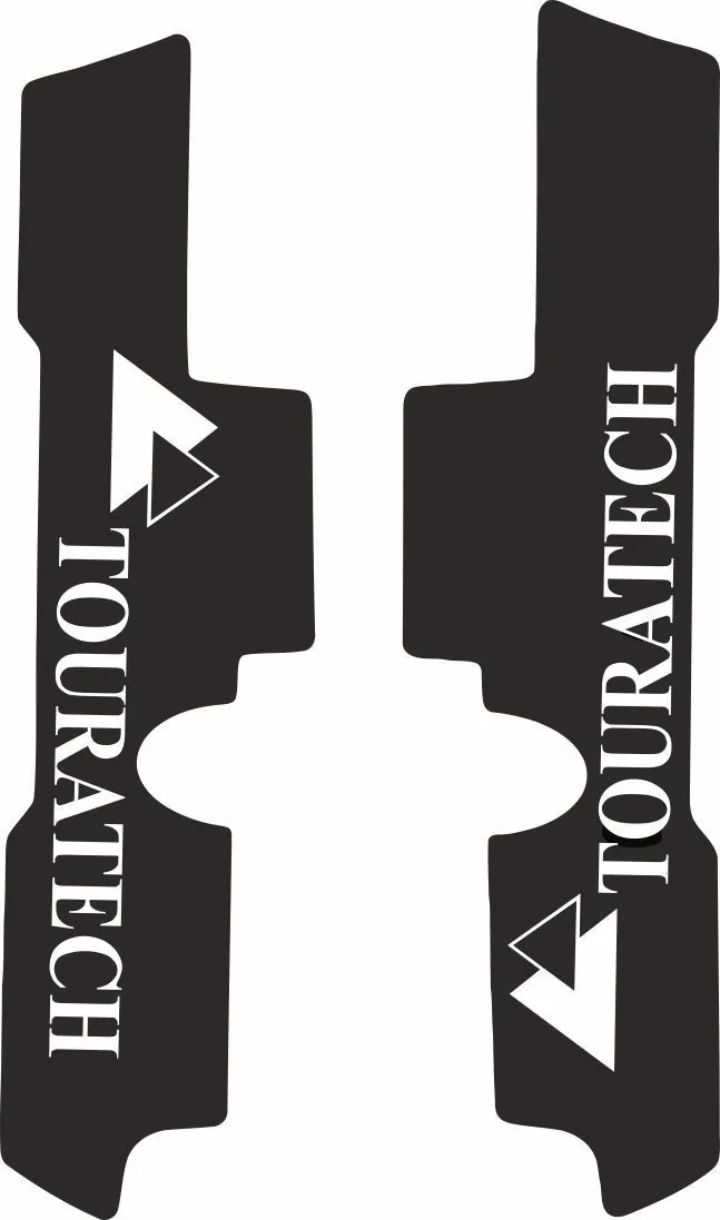 Touratech Front Fork Decal Sticker Kit Triumph Tiger 1200 Explorer Adhesive