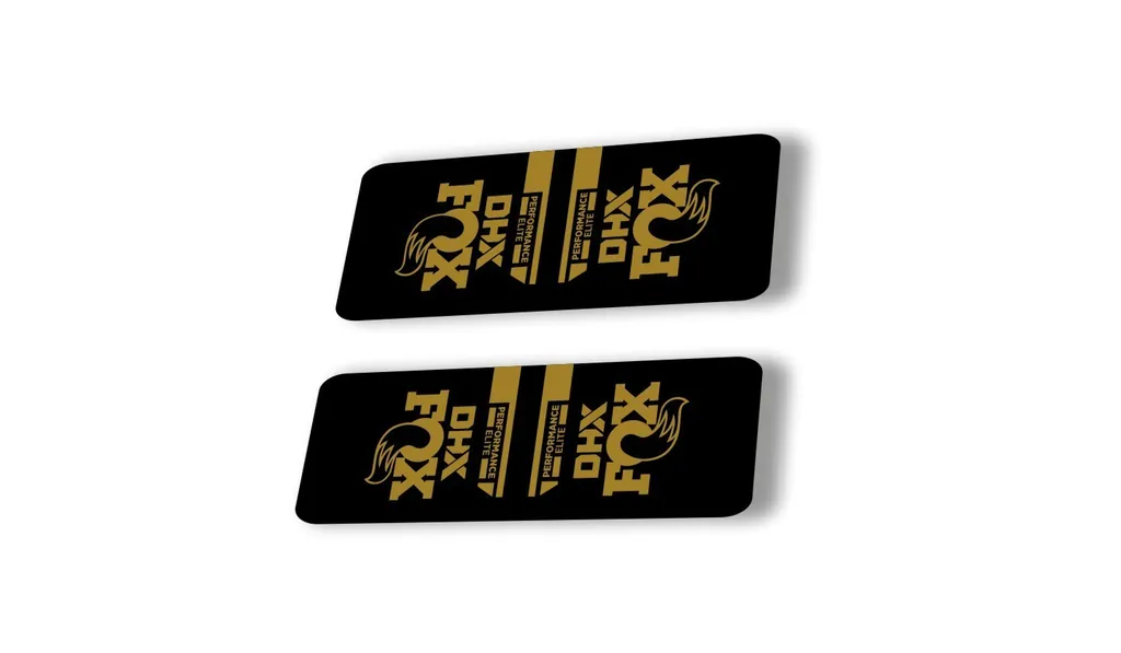 FOX DHX 2022 Performance Elite Rear Shock Suspension Sticker Decal Gold