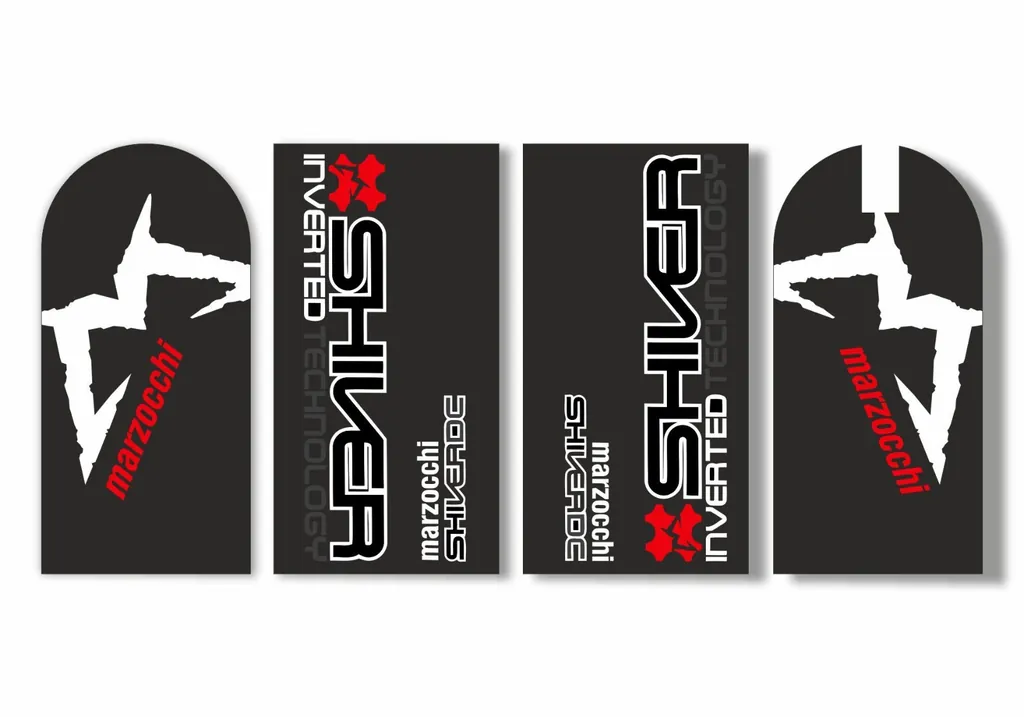 Marzocchi Shiver DC2 2005 Suspension Sticker Decal Kit Adhesive