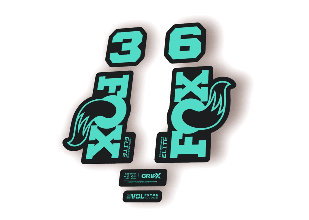 FOX 36 Elite Performance 2026 Fork Factory Decal Sticker Adhesive Dolphin