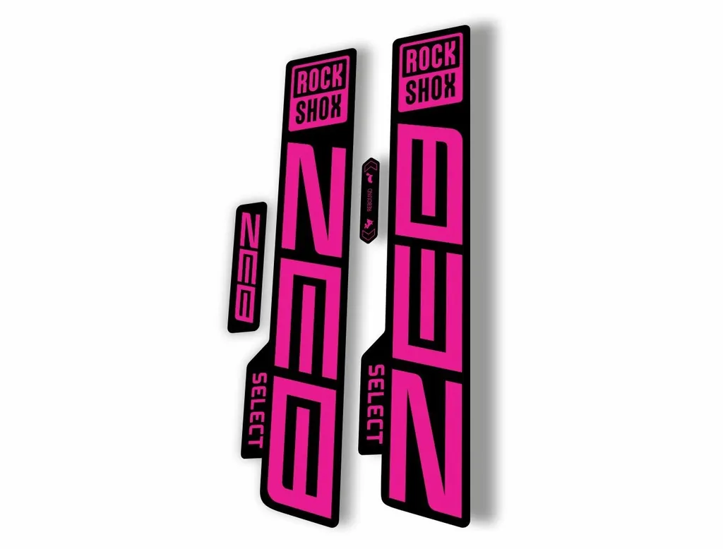 Rock Shox ZEB 2021 Select Mountain Bike Cycling Decal Sticker Adhesive Pink