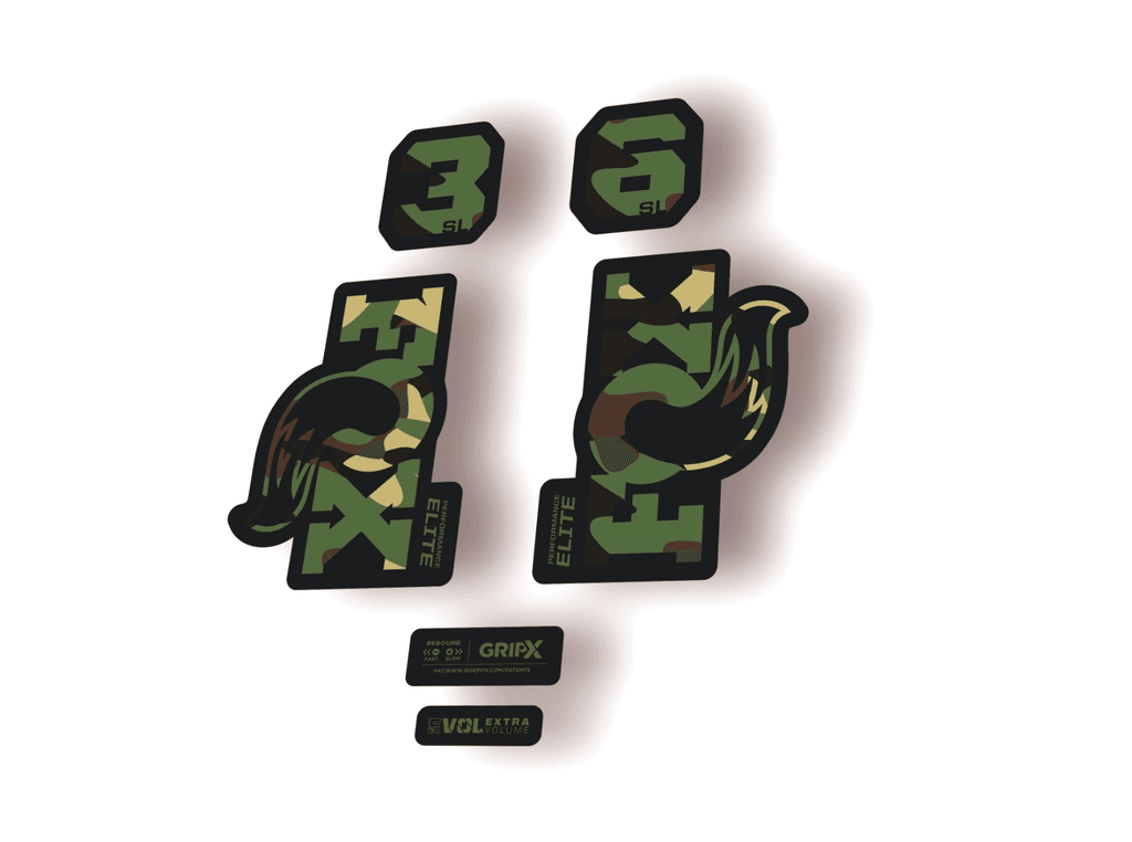 FOX 36 SL Elite 2026 Fork Factory Suspension Decal Sticker Adhesive Camo