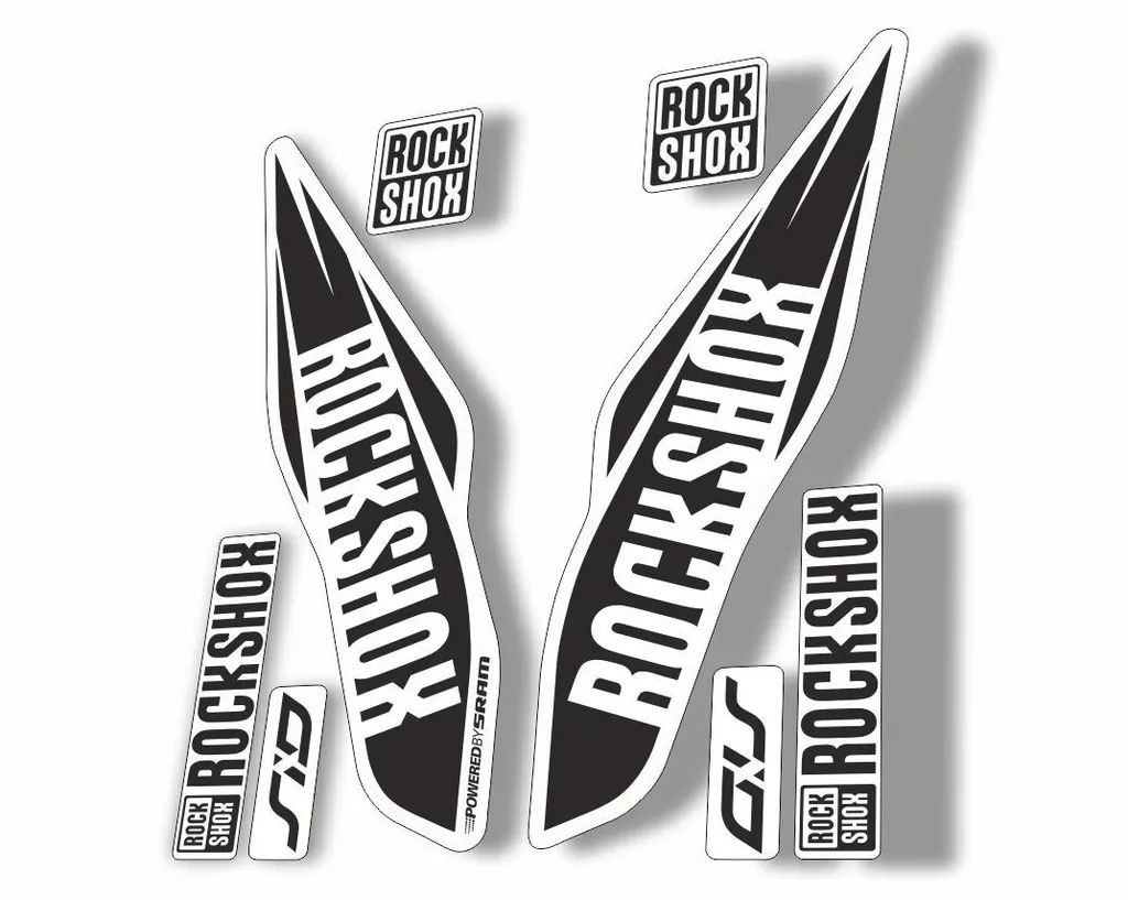 Rock Shox SID 2017 Mountain Bike Cycling Fork Decal Sticker Adhesive Black