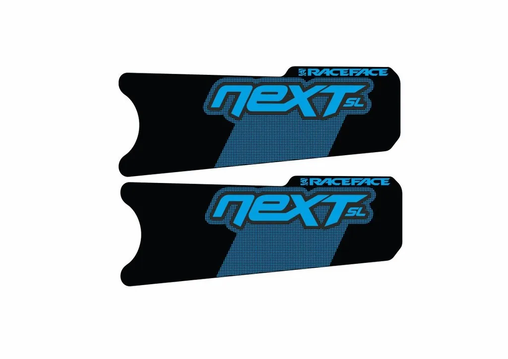 Race Face Next SL Crank Decals Set Sticker Mountain Bike Adhesive Blue 2Pcs