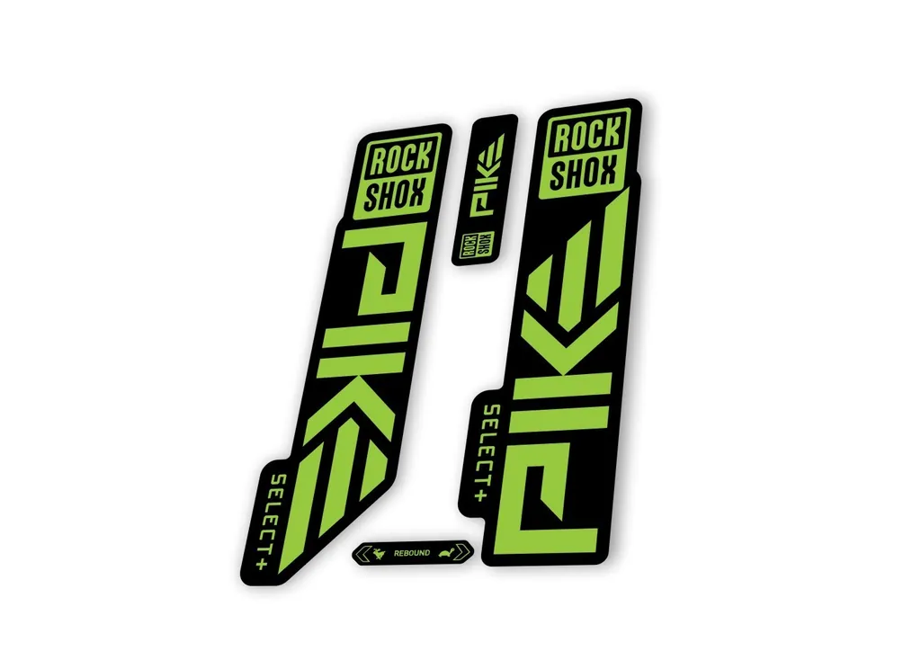 Rock Shox PIKE SELECT + Plus 2023 Mountain Bike Cycling Decal Sticker Green