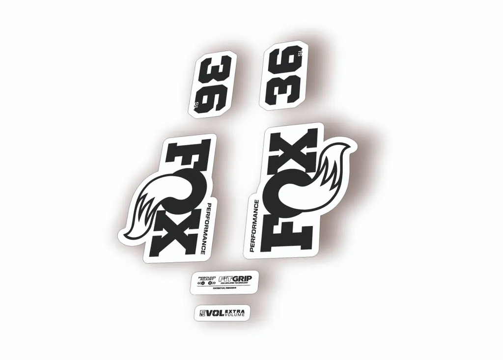 FOX 36 SL Performance Factory 2026 Fork Decal Sticker Adhesive Black