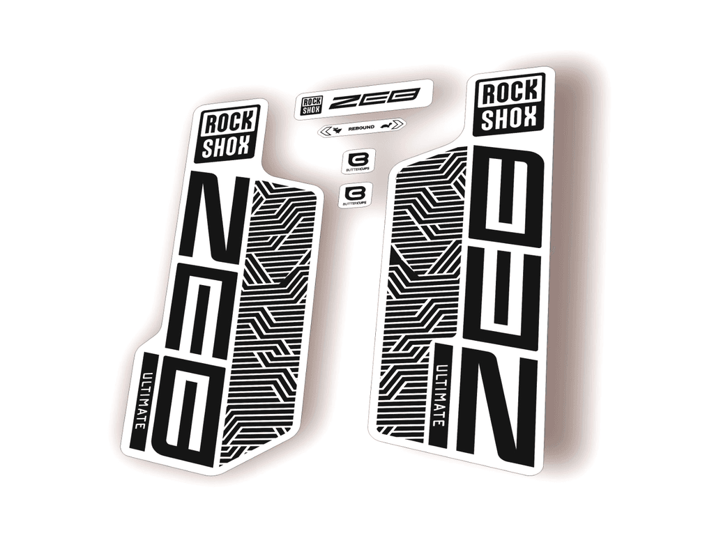 Rock Shox ZEB ULTIMATE 2024 Flight Attendant Bike Cycling Decal Sticker Black