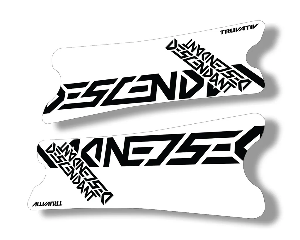 Truvativ 2018 Dexcendant Crank Set Stickers Decals MTB Bicycle 2Pcs Black