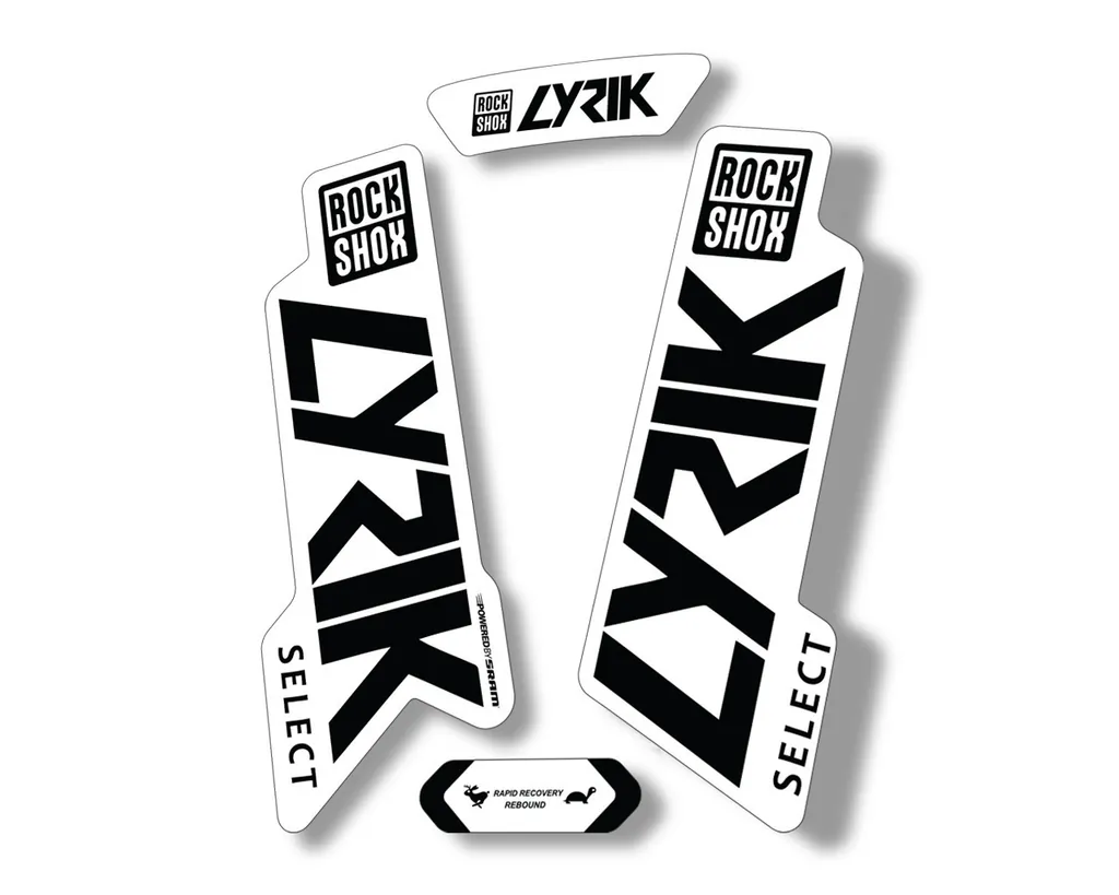 Rock Shox LYRIK SELECT 2020 Fork Decal Mountain Bike Cycling Sticker Black