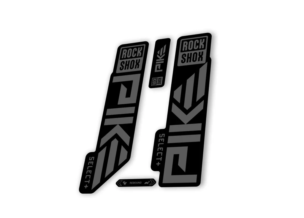 Rock Shox PIKE SELECT + Plus 2023 Mountain Bike Cycling Decal Sticker Gray