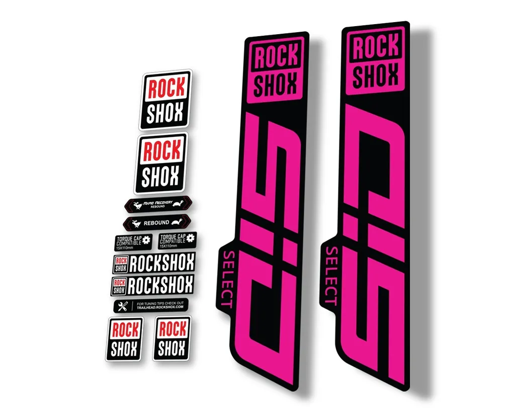 Rock Shox SID 2021 Select Mountain Bike Cycling Decal Sticker Adhesive Pink