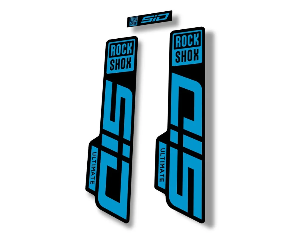 Rock Shox SID 2021 ULTIMATE Fork Decal Mountain Bike Cycling Sticker Blue