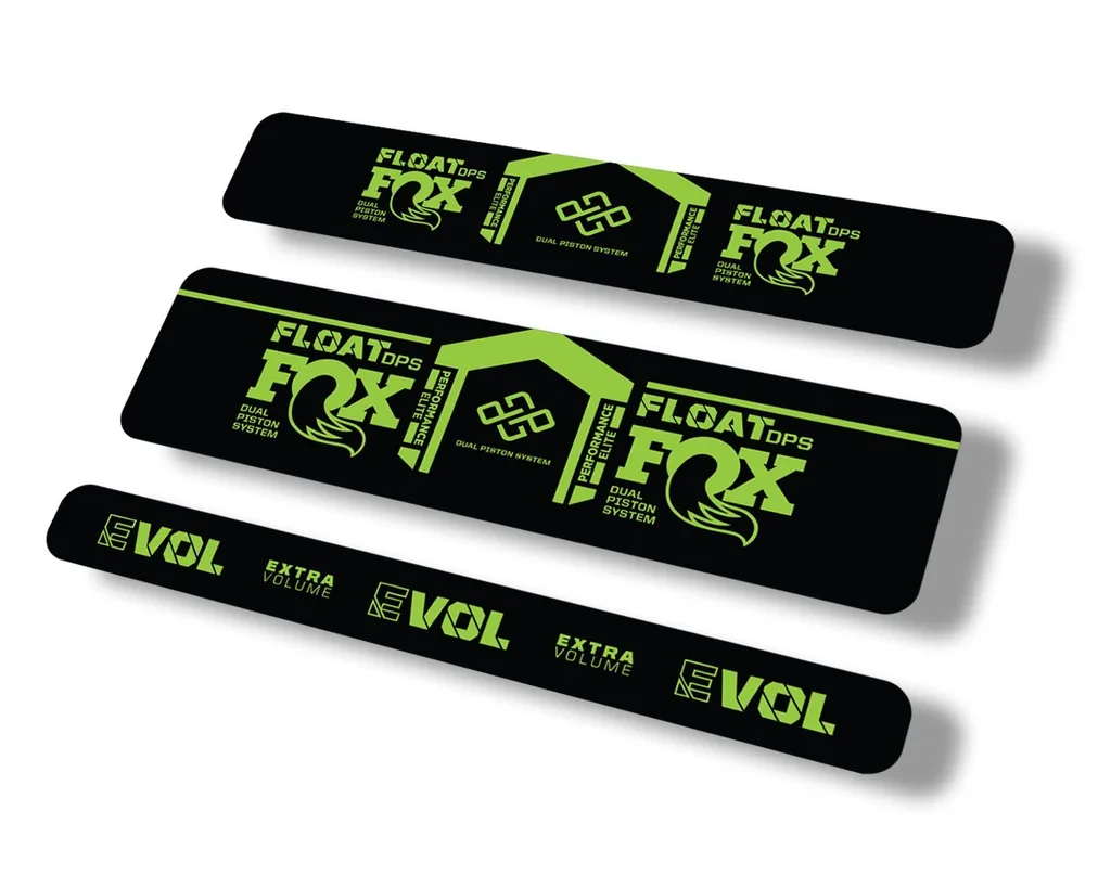 FOX Float DPS 2021 Performance Elite R Rear Shock Suspension Sticker Decal Green