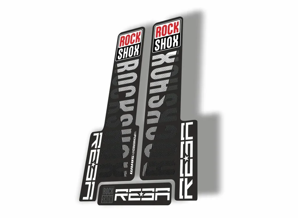 Rock Shox REBA 2018 Fork Decal Mountain Bike Cycling Sticker Adhesive Black #1