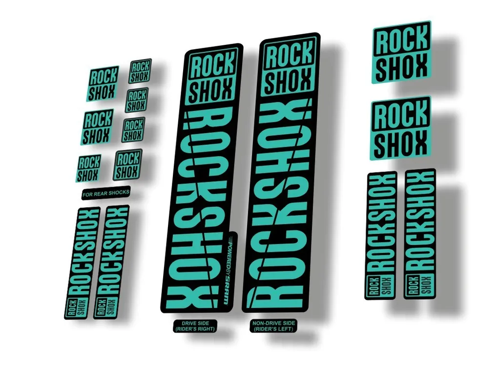 Rock Shox 2018 Decal Set For 30 32 RS1 Mountain Bike Cycling Sticker Dolphin