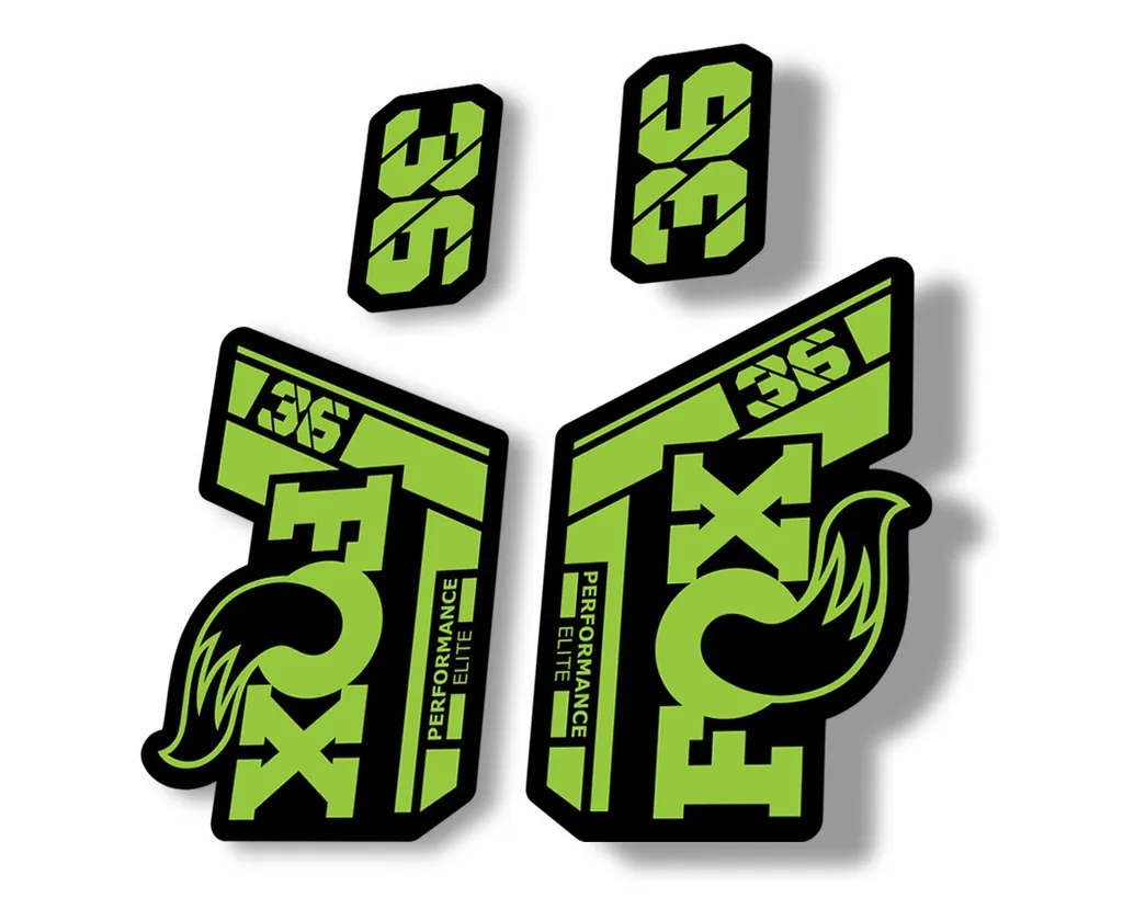 FOX 36 Performance Elite 2021 Forks Suspension Factory Decal Sticker Green