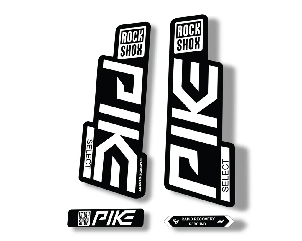 Rock Shox PIKE SELECT 2020 Fork Decal Mountain Bike Cycling Sticker White