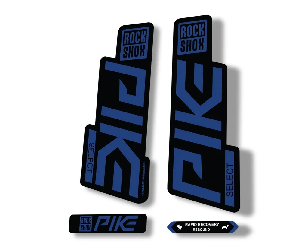 Rock Shox PIKE SELECT 2020 Fork Decal Mountain Bike Cycling Sticker Dark Blue