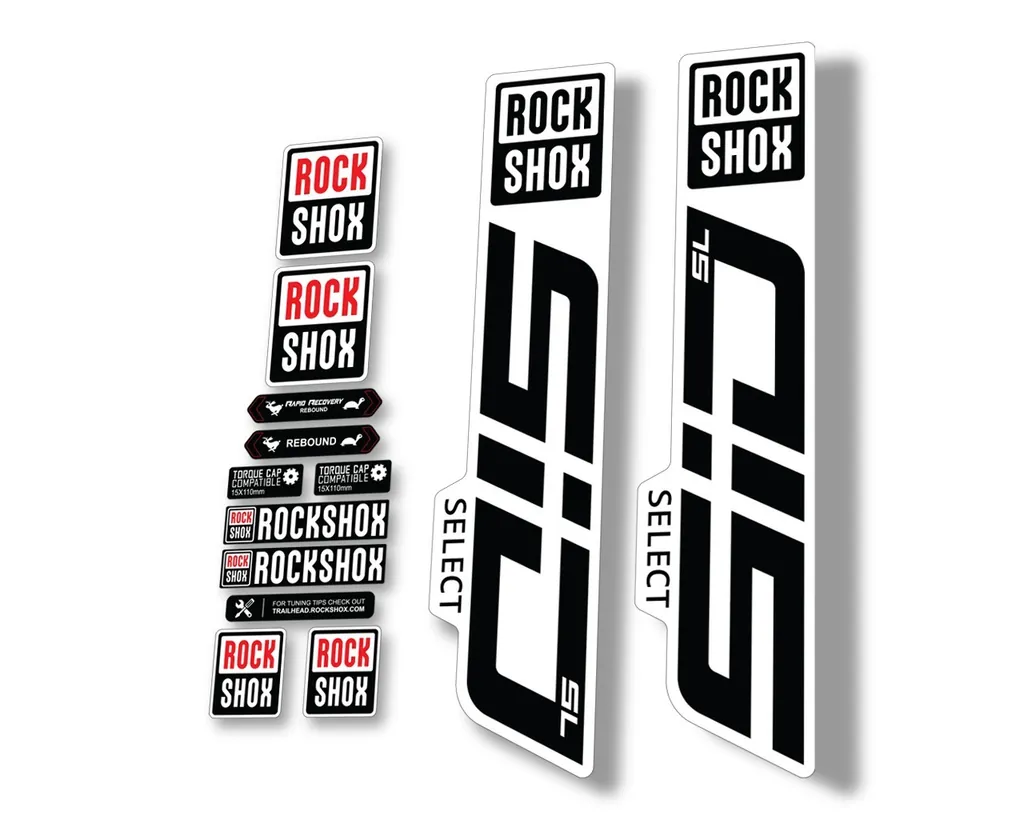 Rock Shox SID SELECT SL 2021 Fork Decal Mountain Bike Cycling Sticker Black