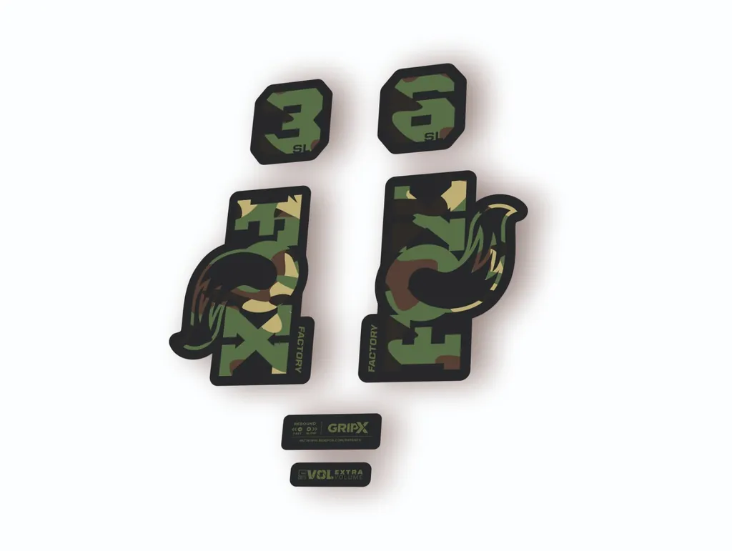 FOX 36 SL Factory 2026 Fork Decal Suspension Sticker Adhesive Camo