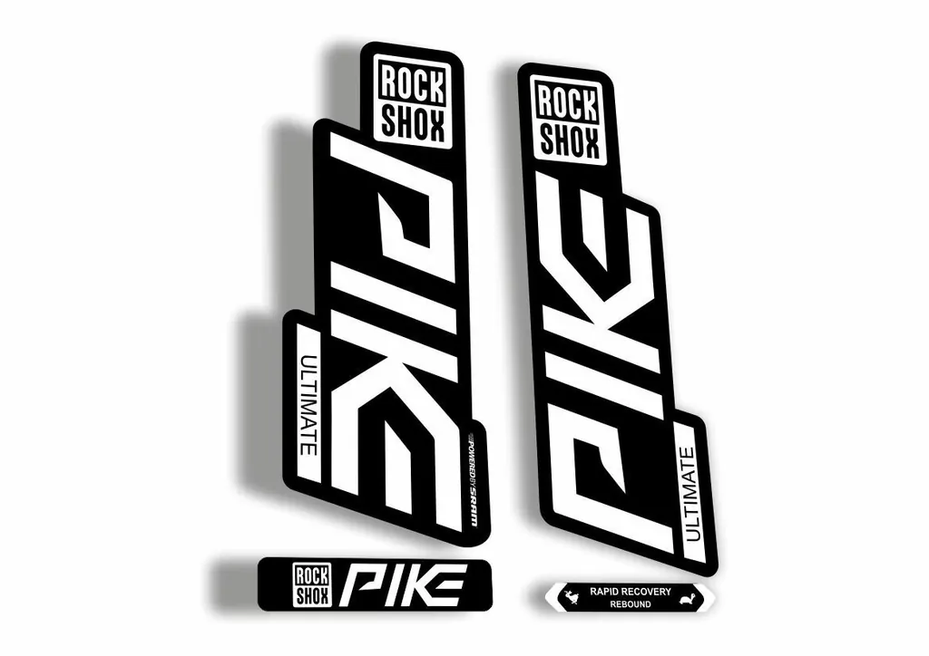 Rock Shox PIKE 2020 ULTIMATE Mountain Bike Cycling Fork MTB Decal Sticker Black