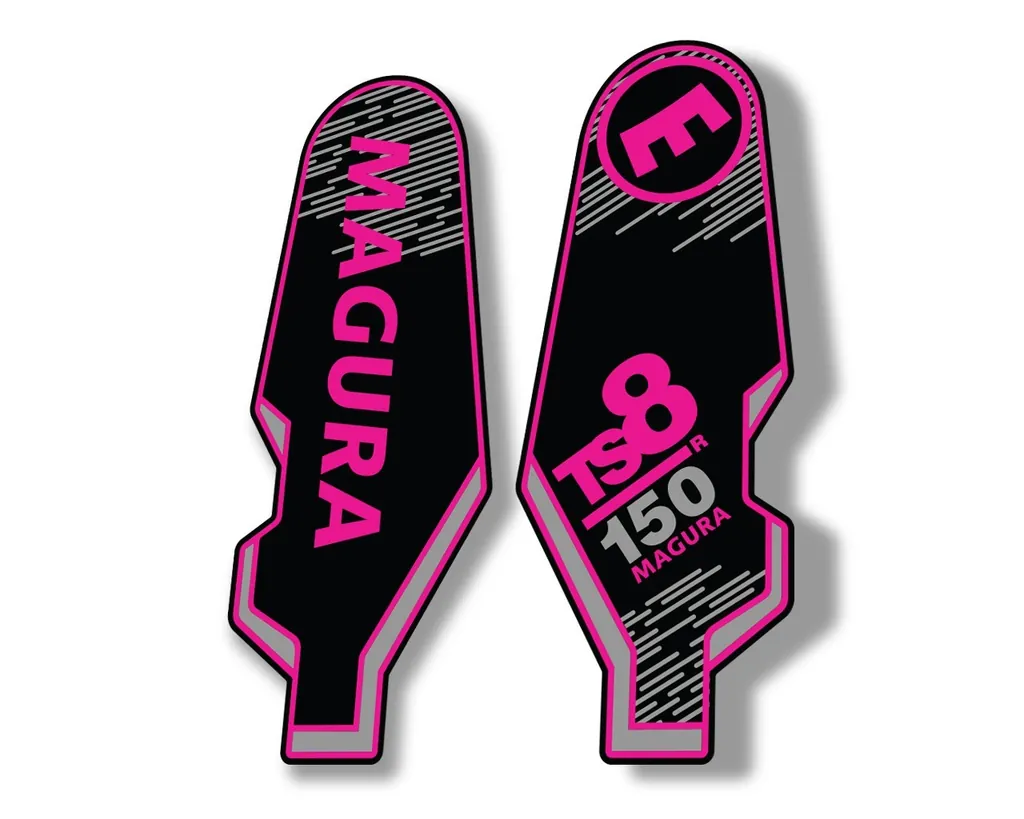 MAGURA TS8 R 150 2013 Suspension Decal Kit Sticker Adhesive Aufkleber Pink