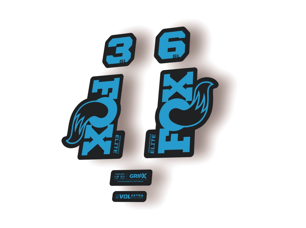 FOX 36 SL Elite 2026 Fork Factory Suspension Decal Sticker Adhesive Blue