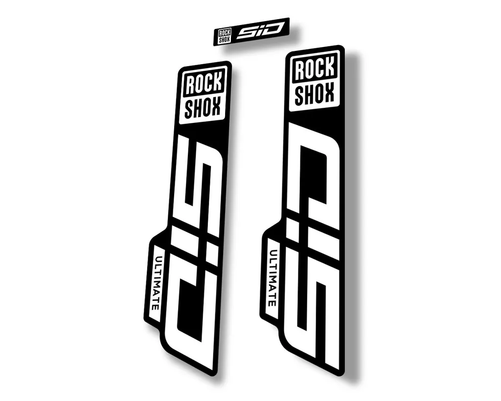 Rock Shox SID 2021 ULTIMATE Fork Decal Mountain Bike Cycling Sticker White