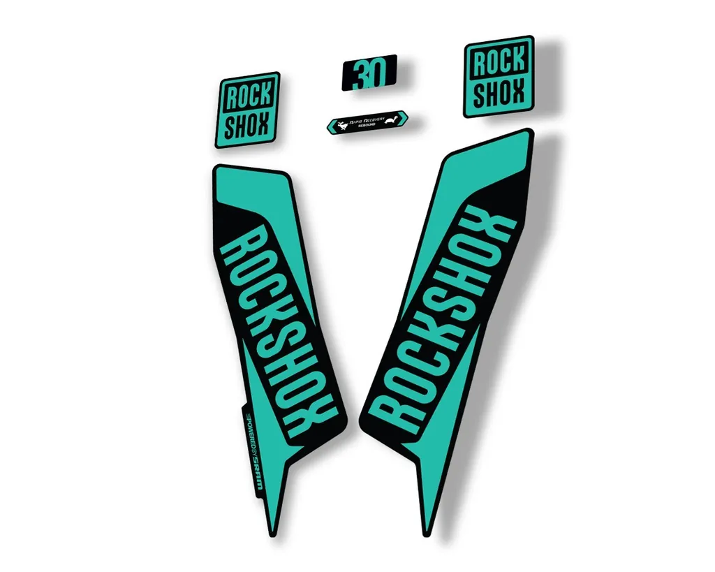 Rock Shox TK 30 2021 Fork Decals Suspension Sticker Adhesive Dolphin