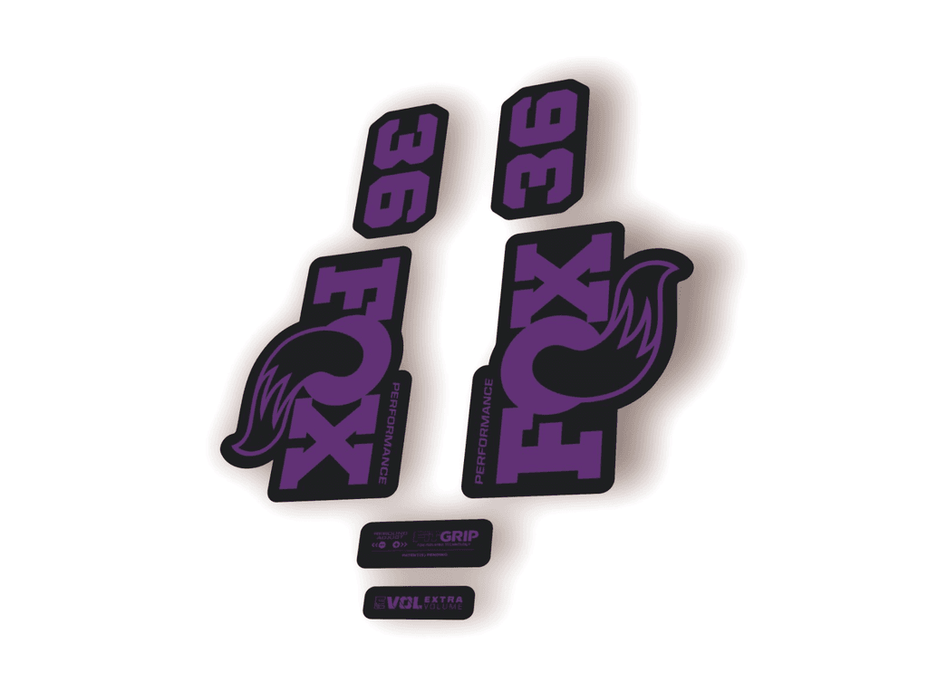 FOX 36 Performance 2026 Fork Factory Suspension Decal Sticker Adhesive Purple