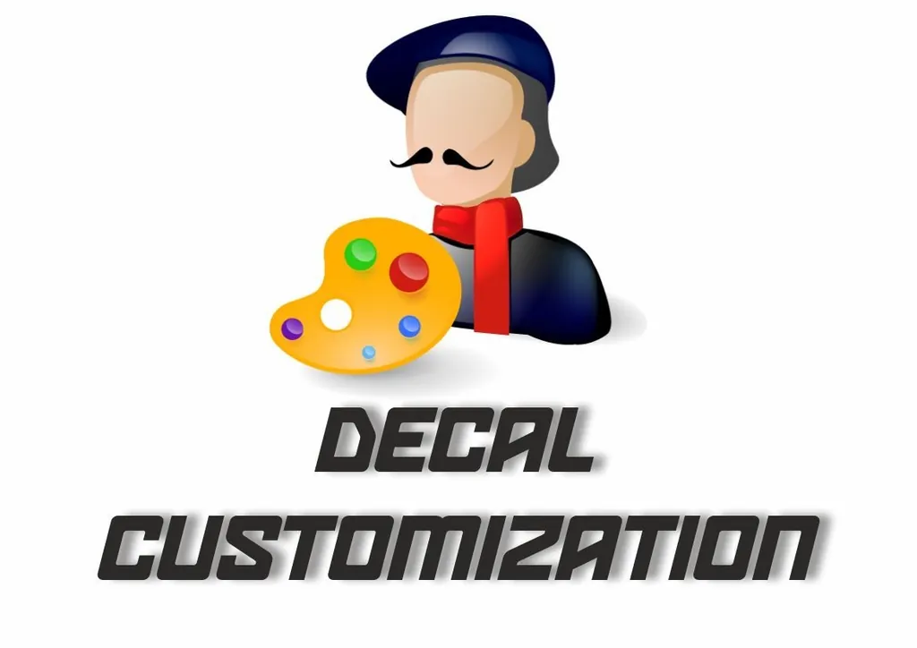 Decal customization for CycleShop