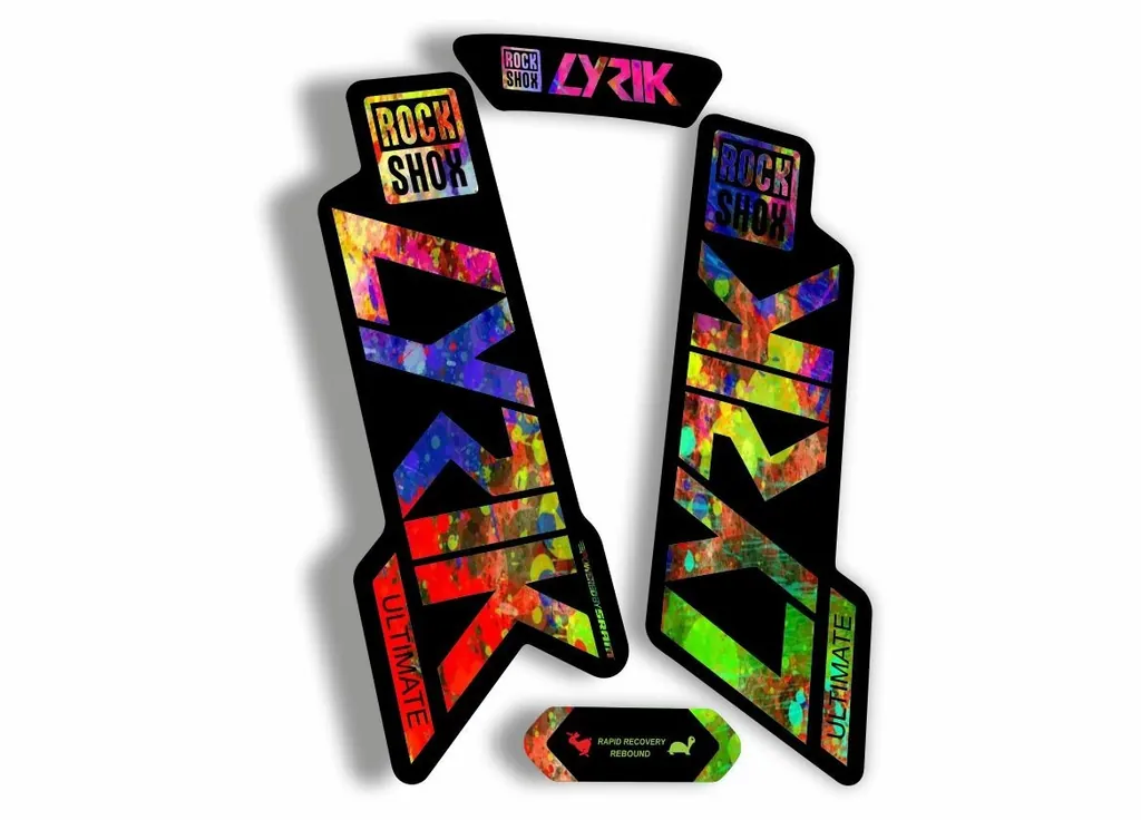 Rock Shox Lyrik Ultimate 2020 Fork Decal Bike Cycling Sticker Oil Slick