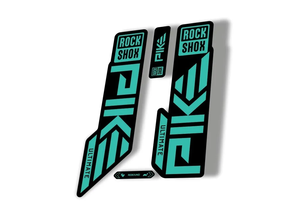 Rock Shox PIKE ULTIMATE 2023 Mountain Bike Cycling Decal Sticker Adhesiv Dolphin