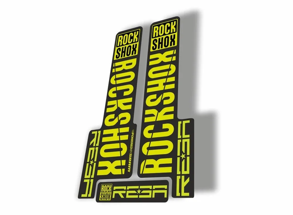Rock Shox REBA 2018 Fork Decal Mountain Bike Cycling Sticker Adhesive L. Green
