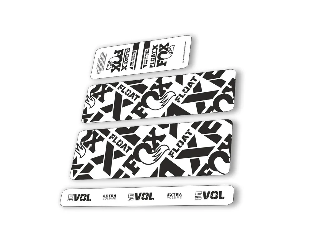 Fox 2022 Float X Performance Elite Rear Shock Suspension Sticker Decal Black