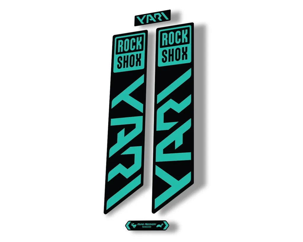 Rock Shox YARI 2021 Fork Decal Mountain Bike Cycling Sticker Adhesive Dolphin