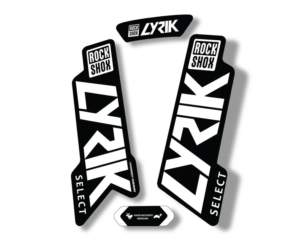 Rock Shox LYRIK 2020 ULTIMATE Mountain Bike Cycling Decal Sticker White