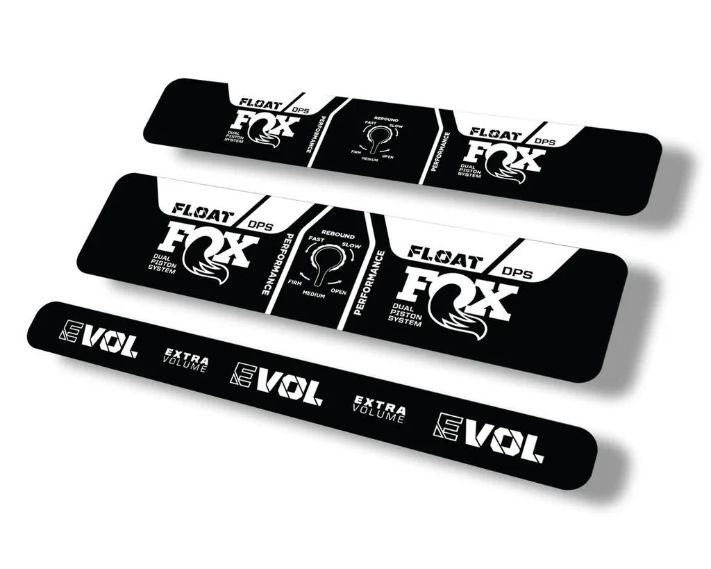 FOX Float DPS 2021 Performance Rear Shock Suspension Sticker Decal White