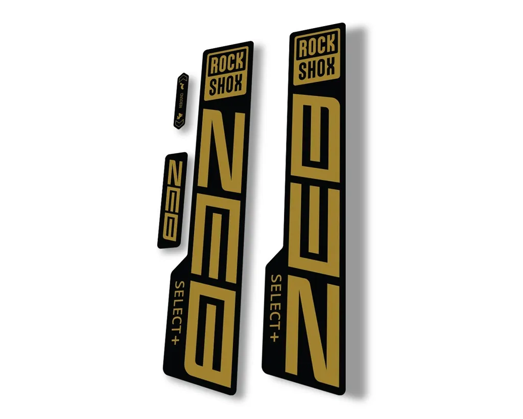 Rock Shox ZEB Select Plus 2021 Mountain Bike Cycling Decal Sticker Gold