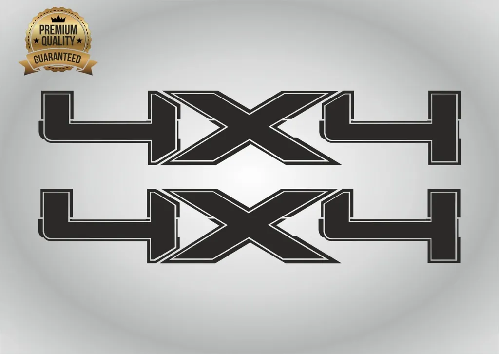 4x4 Decals Compatible with Ford F150 T44 Truck Body Tail 2pcs