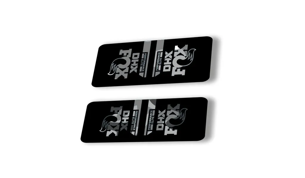 FOX DHX 2022 Performace Elite Rear Shock Suspension Sticker Decal White Camo
