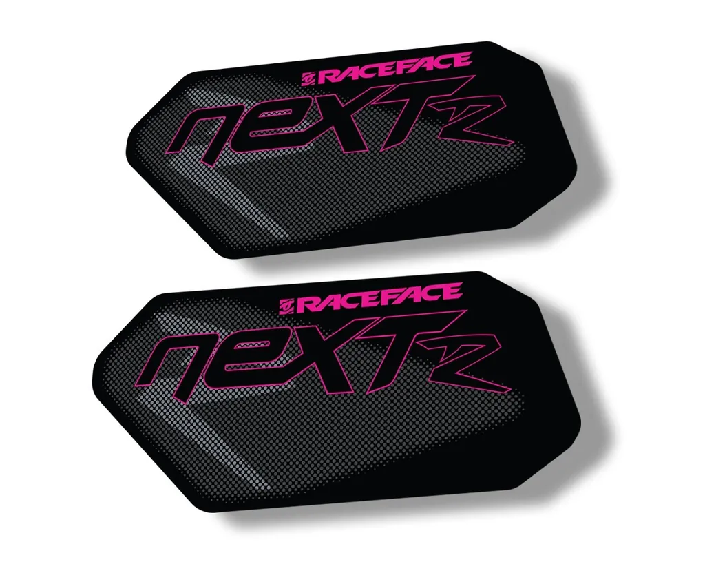 Race Face Next R Crank Decals Set Sticker Mountain Bike Adhesive Pink 2Pcs